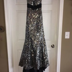 Maggie Sorretto sequin gown